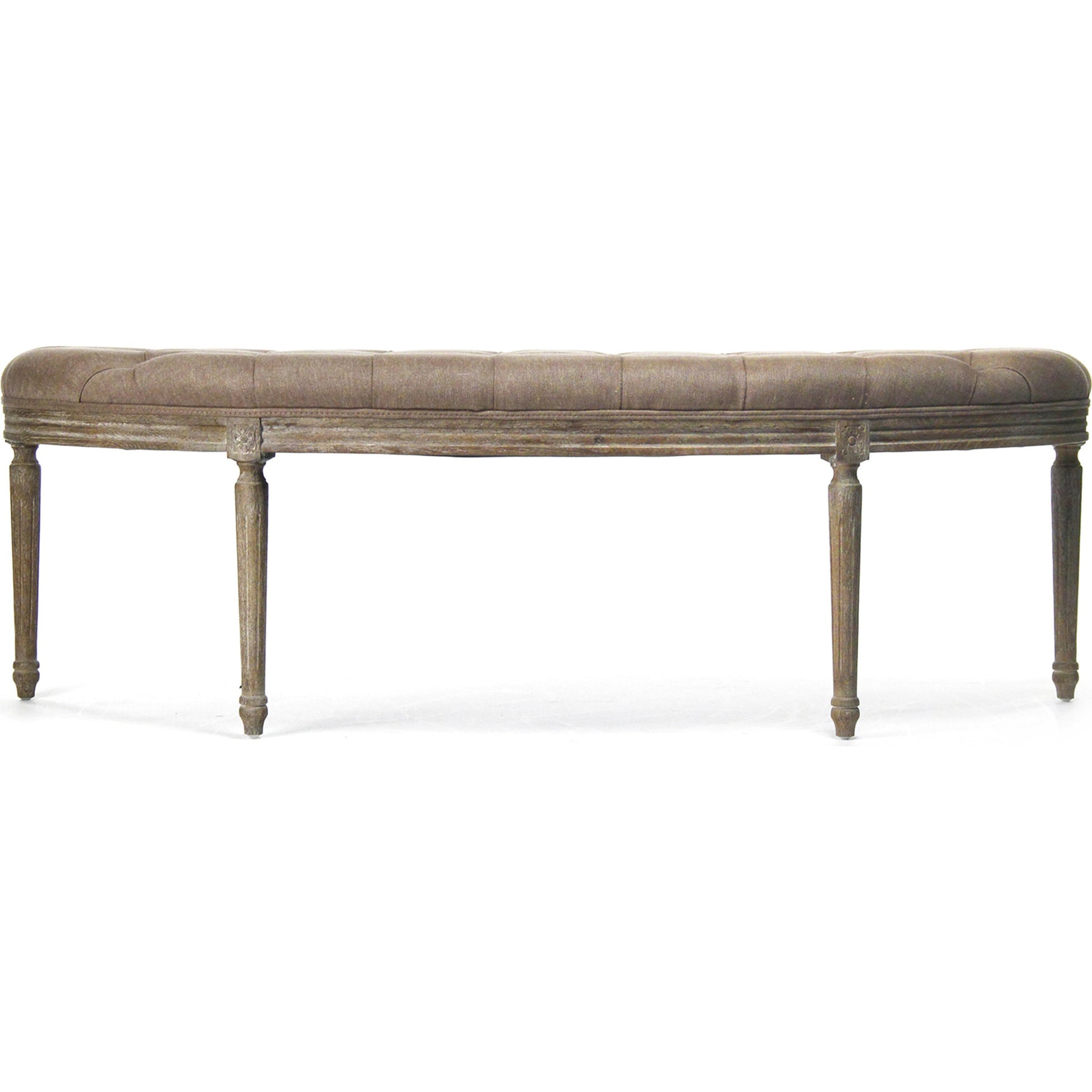 Louis Curve Bench by Zentique. Made from unique in a traditional style.