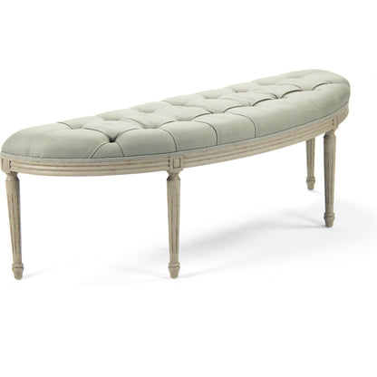 Louis Curve Bench by Zentique. Made from unique in a traditional style.