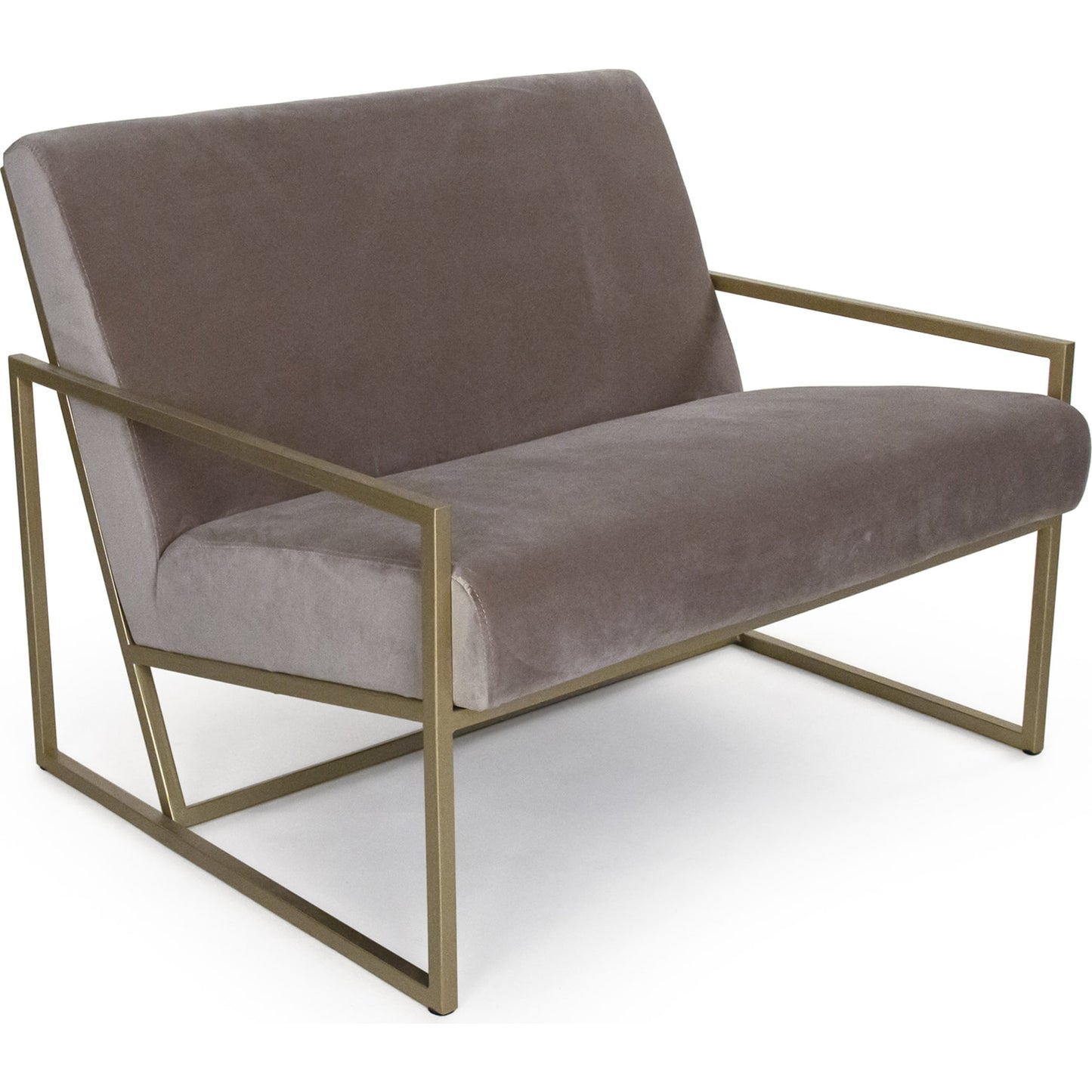 001 SR-900254 | Primary Silo | Heather Love Chair by Zentique in gold, gray and metal, polyester velvet. Made from metal, polyester velvet in a modern style.