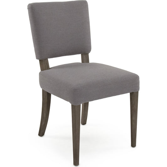 001 SR-900215 | Additional Silo | George Side Chair by Zentique in grey and beech, polyester. Made from beech, polyester in a transitional style.