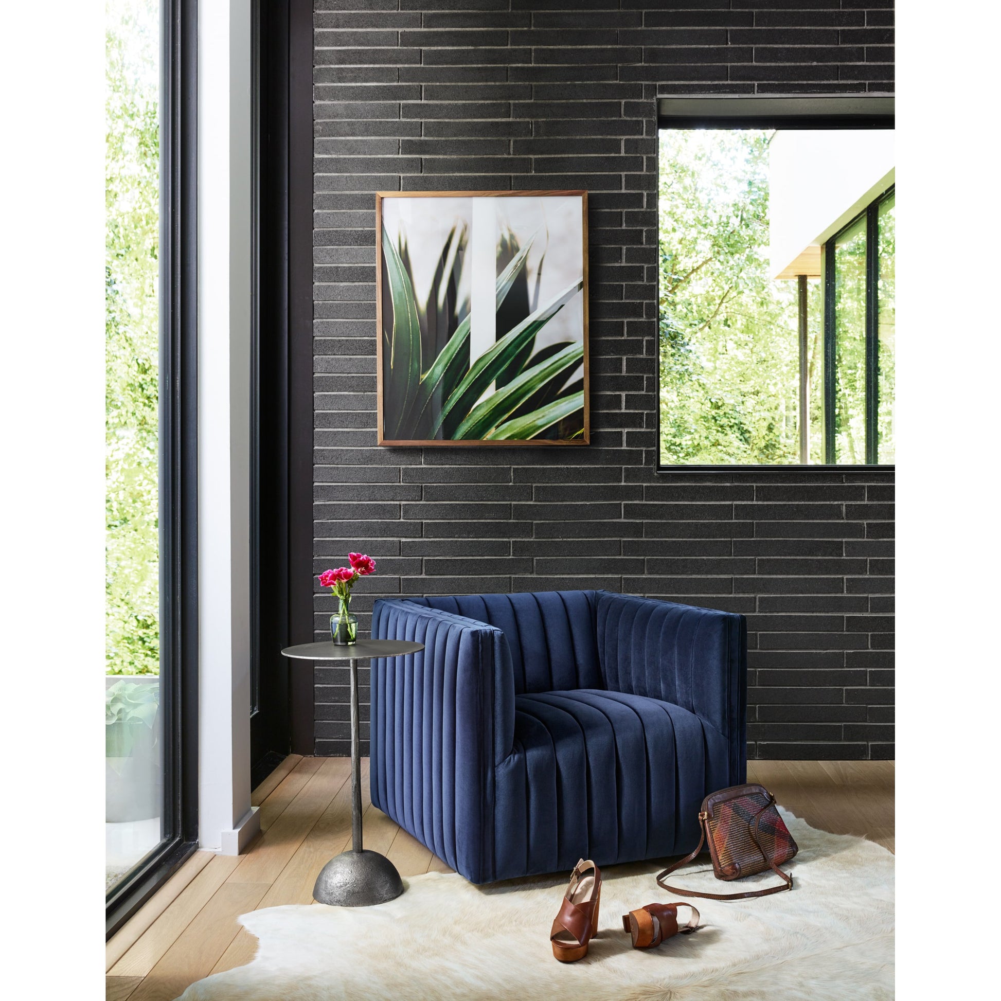 Augustine Swivel Chair by Four Hands. Made from unique in a modern style.