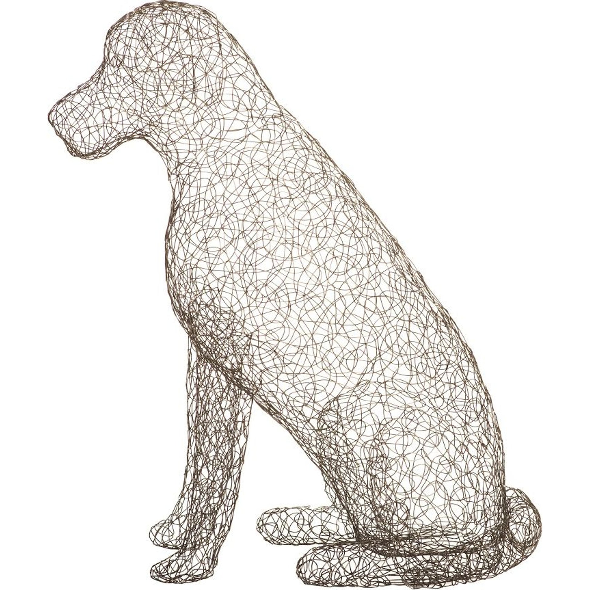 Crazy Wire Retriever by Phillips Collection in black. Made from metal in a modern style.