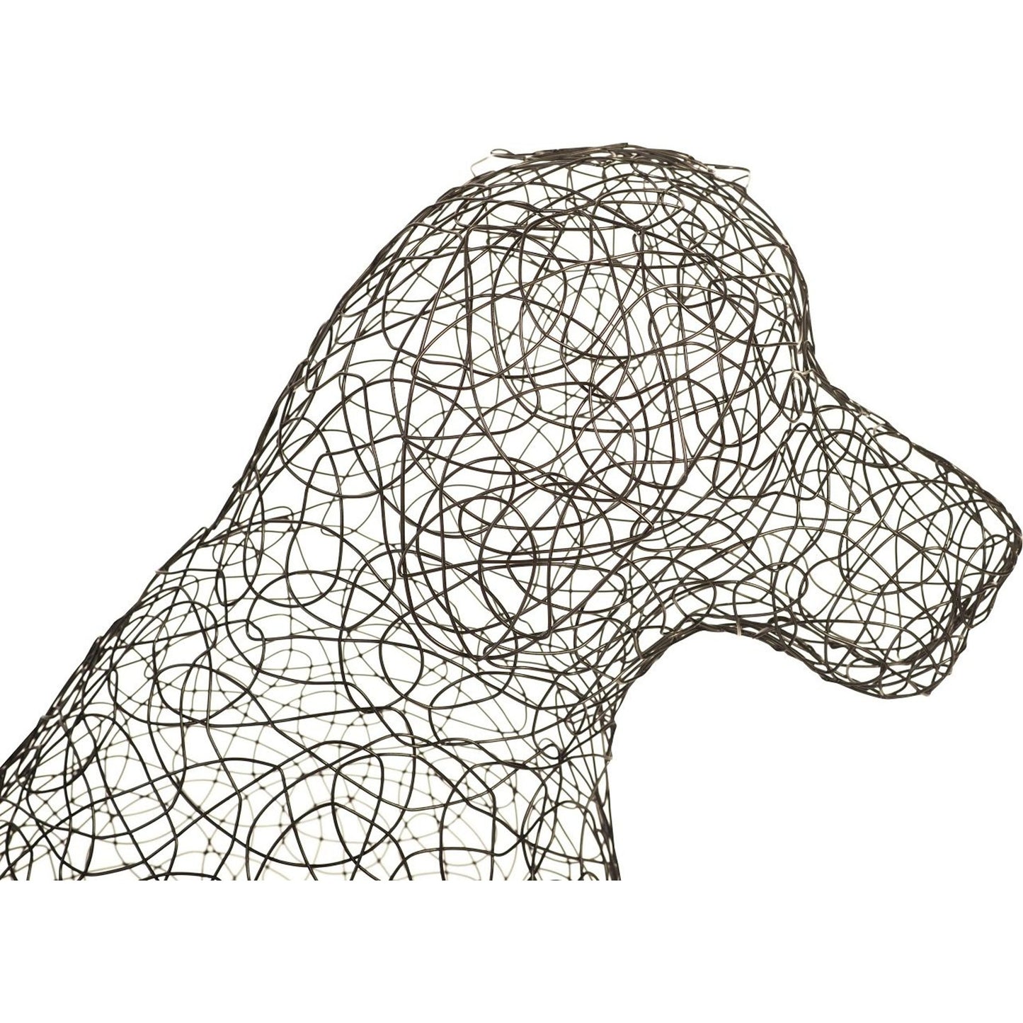 003 SR-820296 | Closeup | Crazy Wire Retriever by Phillips Collection in black. Made from metal in a modern style.