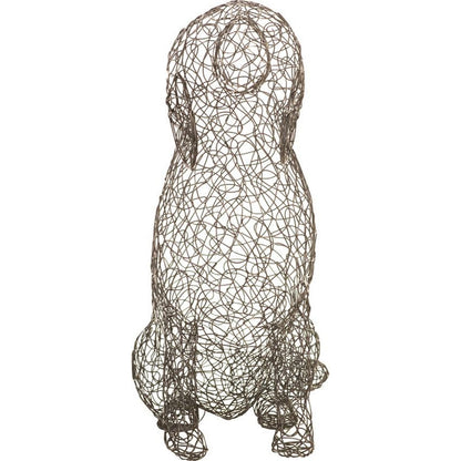Crazy Wire Beagle by Phillips Collection in black. Made from metal in a modern style.
