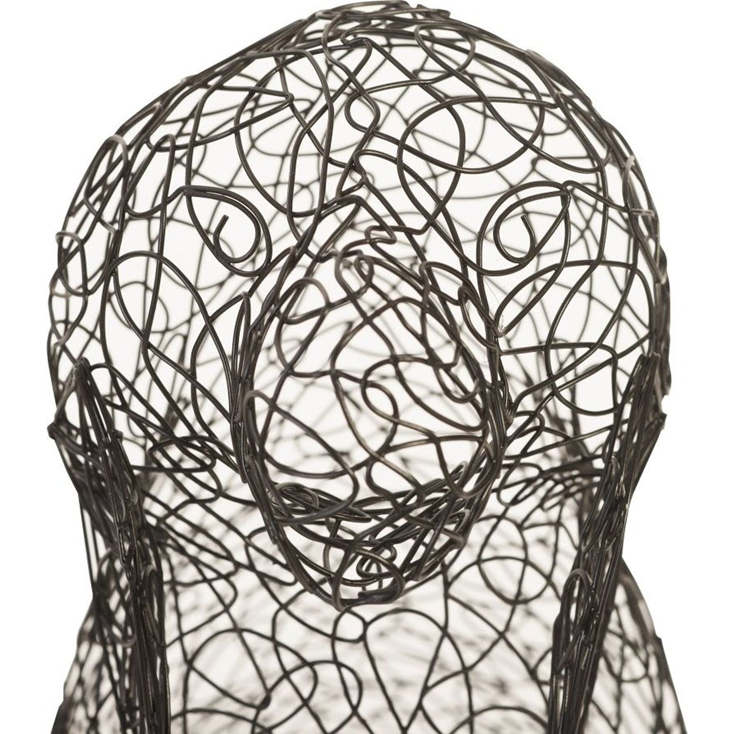 003 SR-820292 | Closeup | Crazy Wire Beagle by Phillips Collection in black. Made from metal in a modern style.