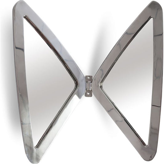 Butterfly Mirror by Phillips Collection in brass. Made from metal in a modern style.