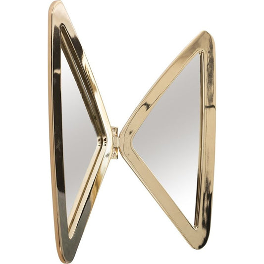 Butterfly Mirror by Phillips Collection in brass. Made from metal in a modern style.