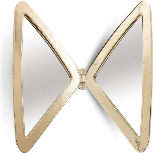 Butterfly Mirror by Phillips Collection in brass. Made from metal in a modern style.