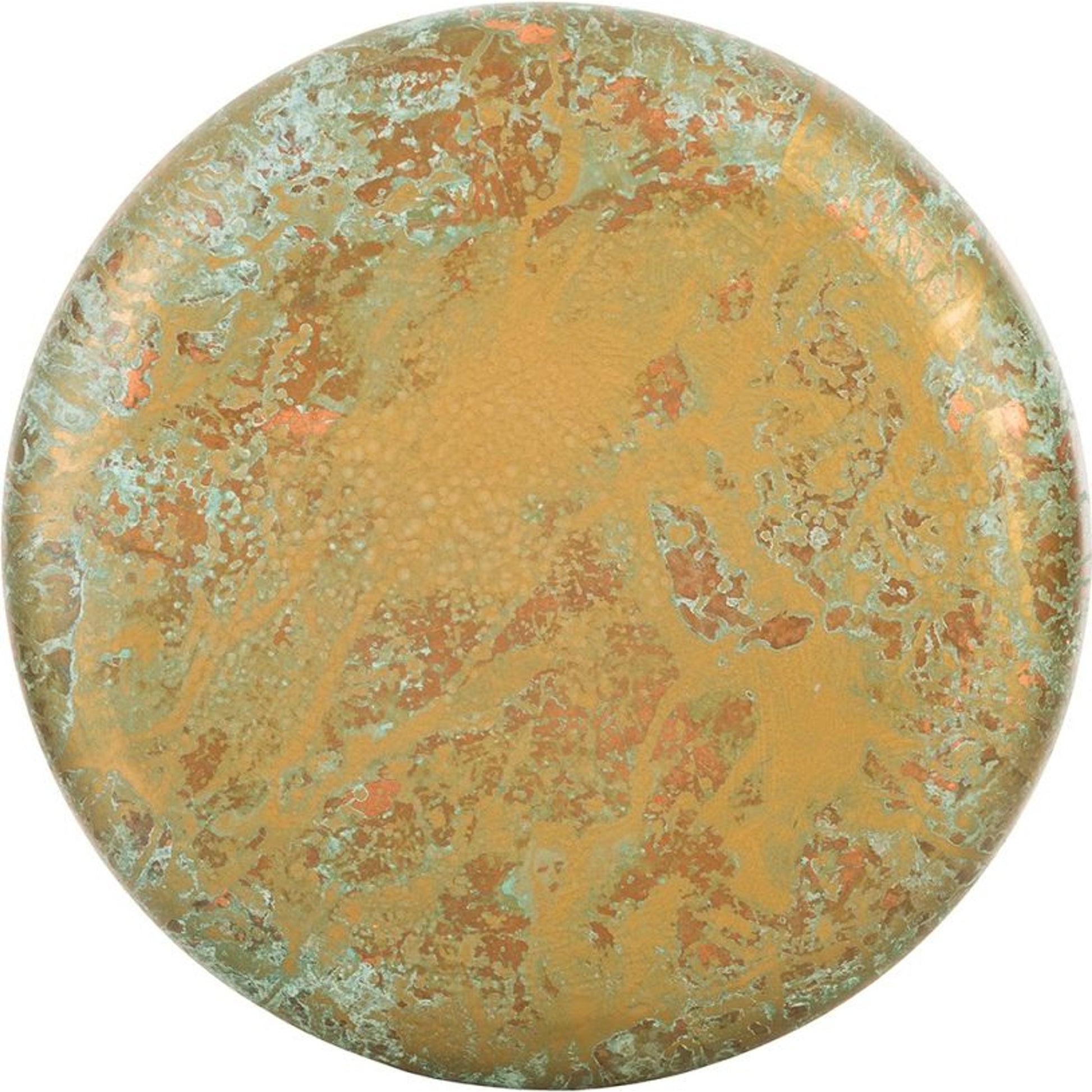 Button Wall Art by Phillips Collection in chartreuse and lichen. Made from fiberglass in a modern style.