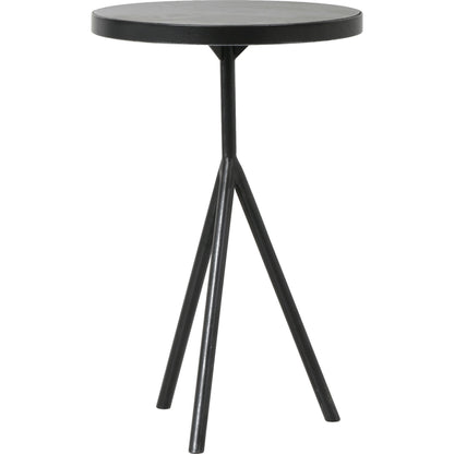 Corin End Table by Four Hands in powder black, bluestone and bluestone. Made from bluestone, iron in a modern style.