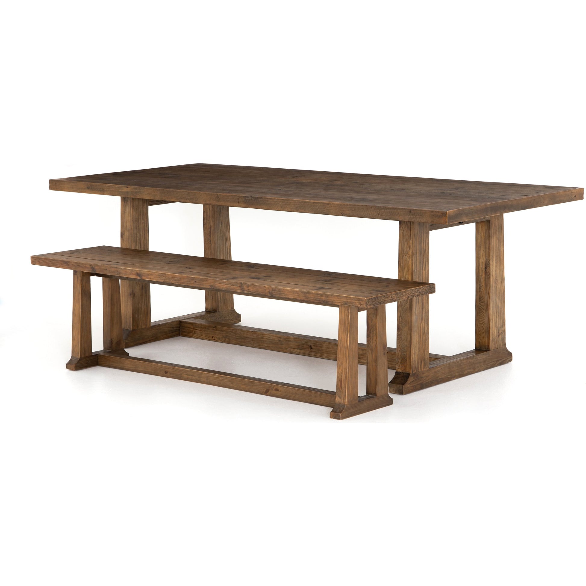 Otto Dining Table by Four Hands. Made from solid pine in a cottage & farmhouse style.