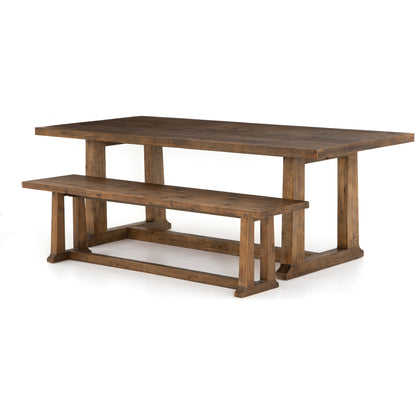 Otto Dining Table by Four Hands. Made from solid pine in a cottage & farmhouse style.