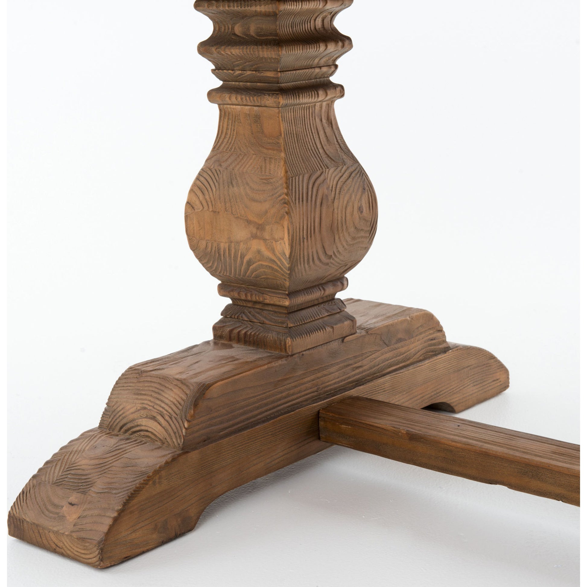 Durham Dining Table by Four Hands in bleached oak and waxed bleached fir, bleached oak. Made from solid reclaimed pine, solid pine in a cottage & farmhouse style.