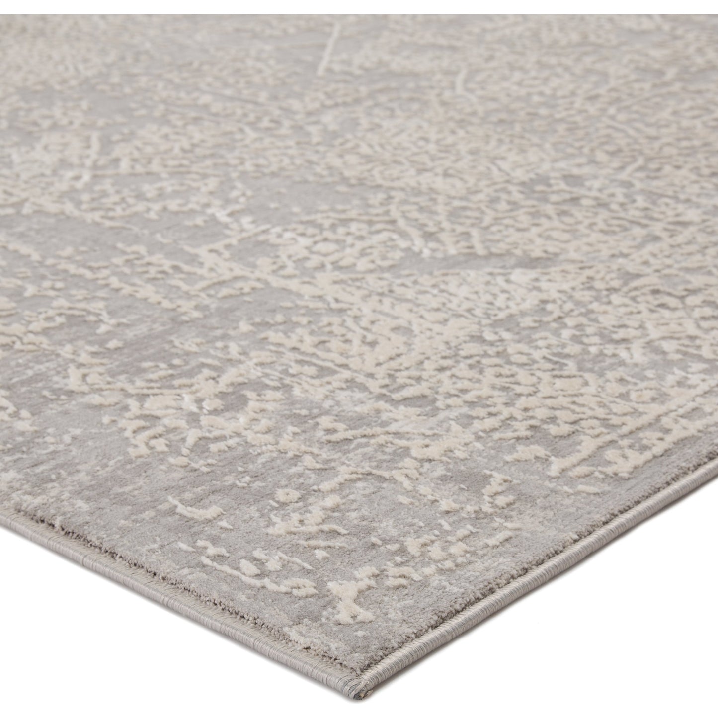 011 99604-45309 | Closeup | Cirque CIQ07 Rug by Jaipur Living in gray. Made from viscose, polyester in a unique style.