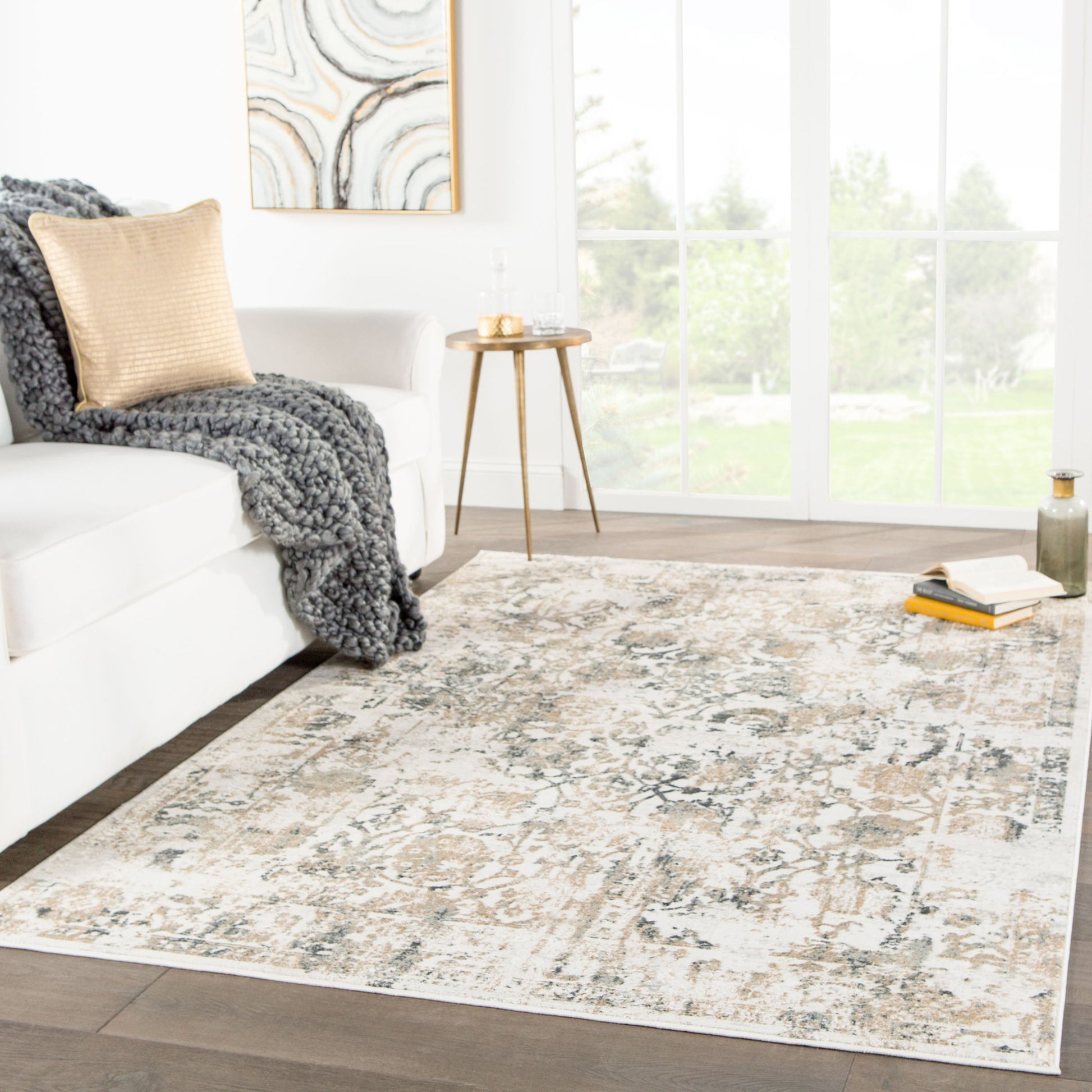 Clara Rug by Jaipur Living in gray. Made from unique in a unique style.
