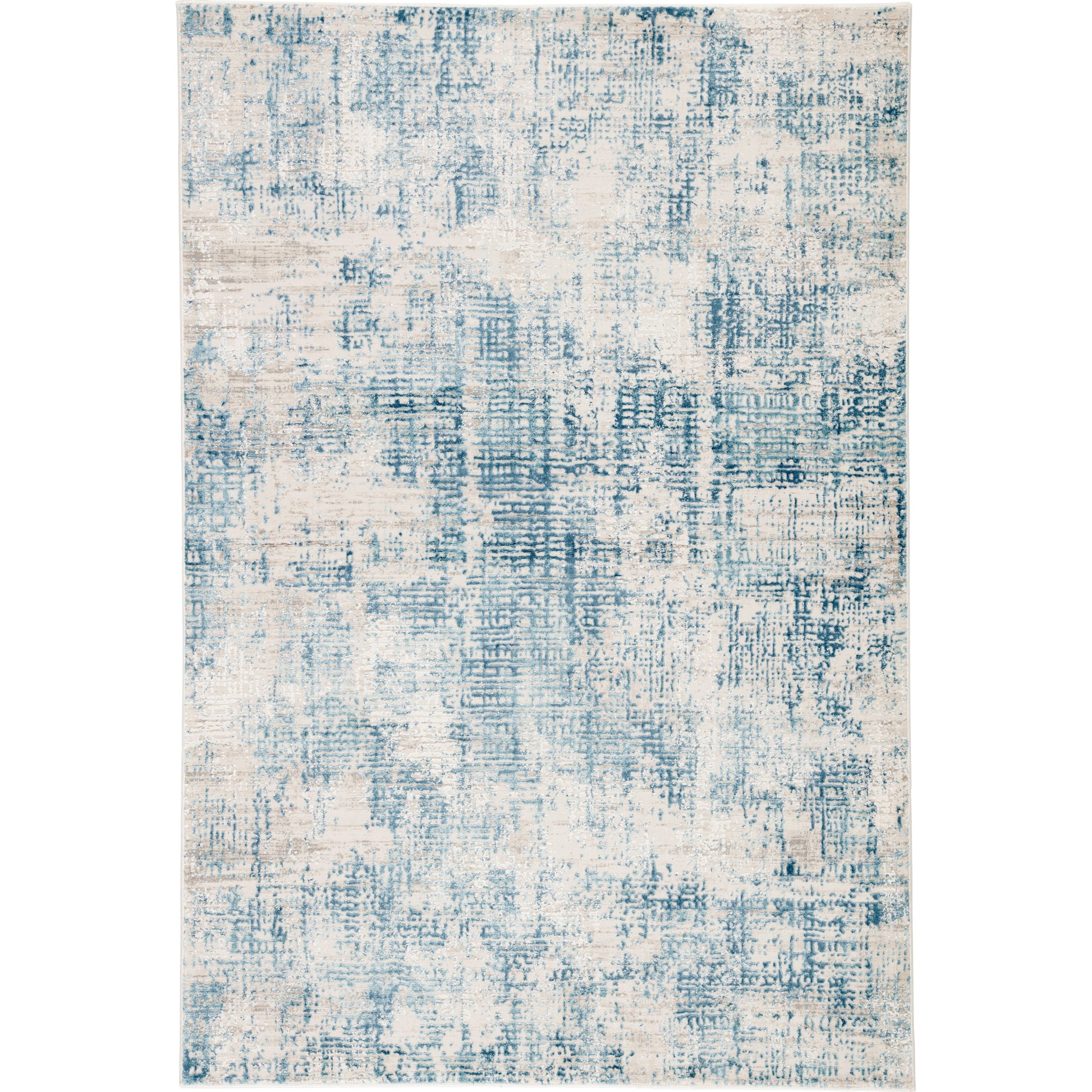 Cirque CIQ21 Rug by Jaipur Living in blue, ivory. Made from unique in a unique style.
