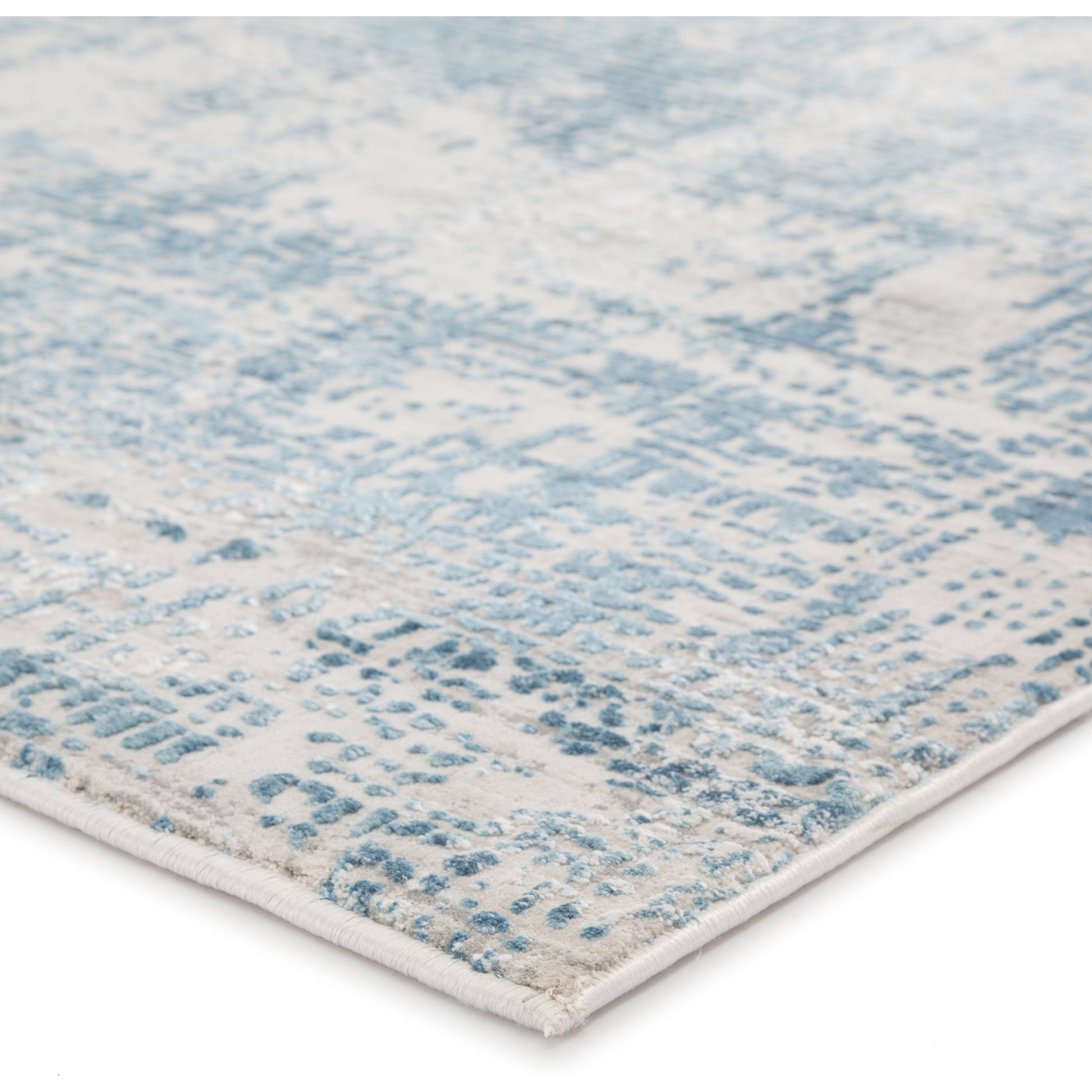 Cirque CIQ21 Rug by Jaipur Living in blue, ivory. Made from unique in a unique style.