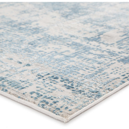 Cirque CIQ21 Rug by Jaipur Living in blue, ivory. Made from unique in a unique style.