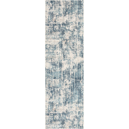 Cirque CIQ21 Rug by Jaipur Living in blue, ivory. Made from unique in a unique style.