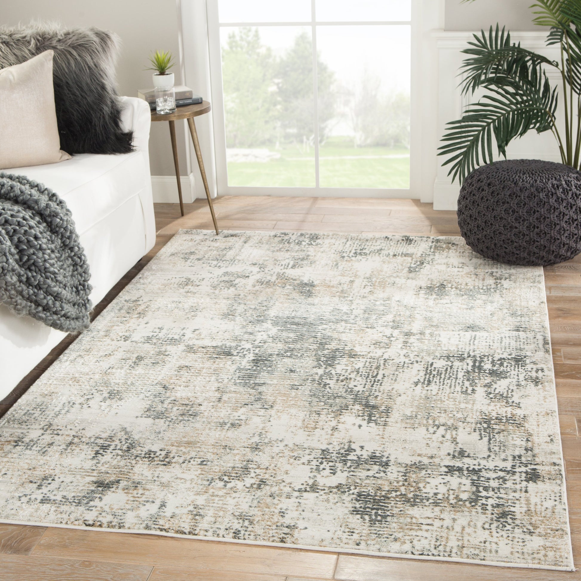 Cirque CIQ21 Rug by Jaipur Living in blue, ivory. Made from unique in a unique style.