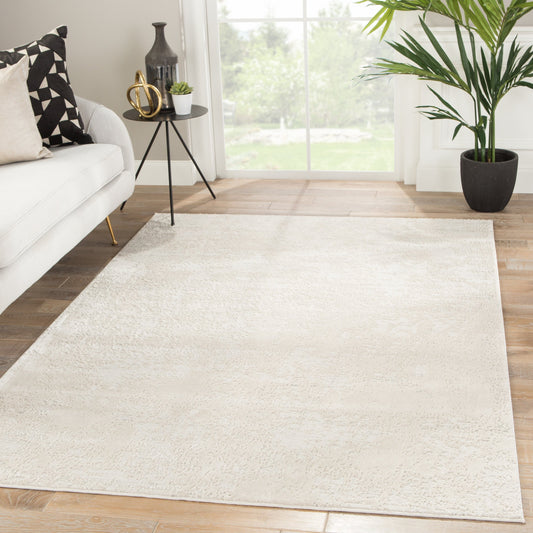Cirque CIQ26 Rug by Jaipur Living in ivory, silver. Made from unique in a unique style.