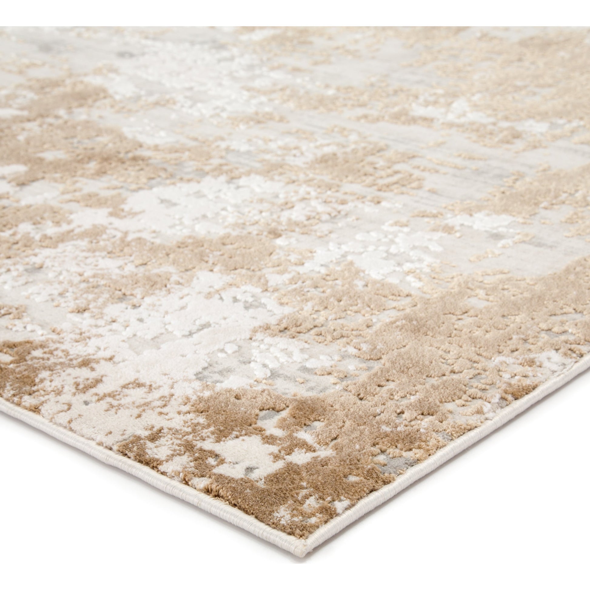 Resa Rug by Jaipur Living in gray, gold. Made from unique in a unique style.