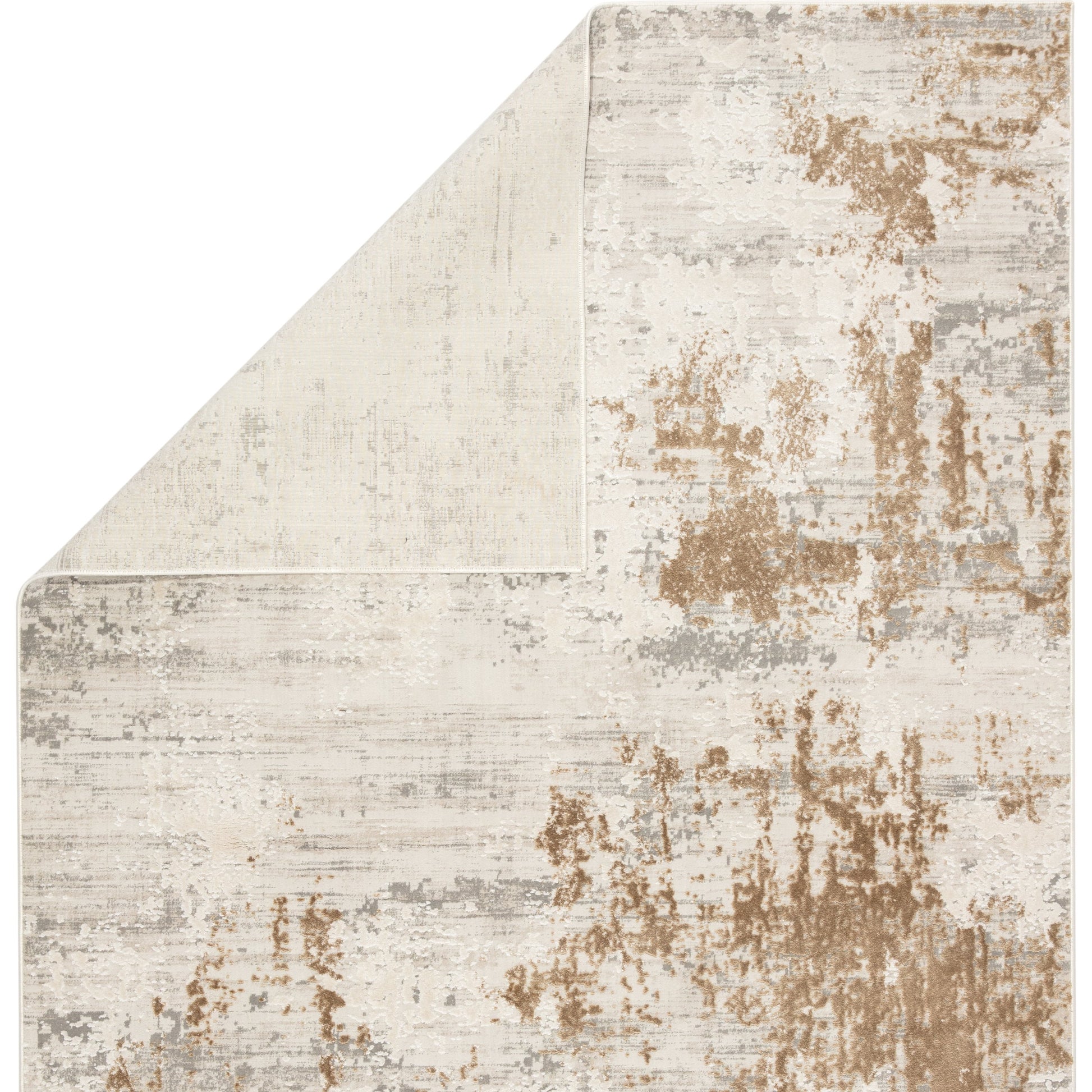 Resa Rug by Jaipur Living in gray, gold. Made from unique in a unique style.