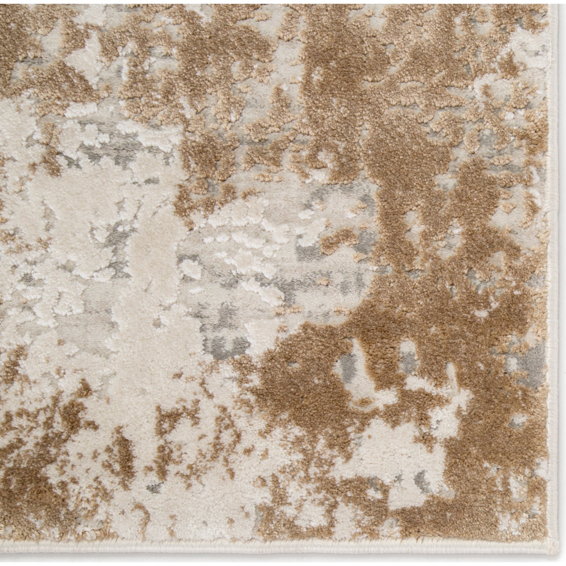 Resa Rug by Jaipur Living in gray, gold. Made from unique in a unique style.