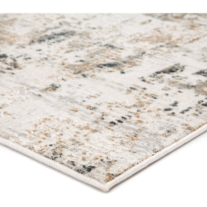 Cirque CIQ29 Rug by Jaipur Living in gray, gold. Made from unique in a unique style.