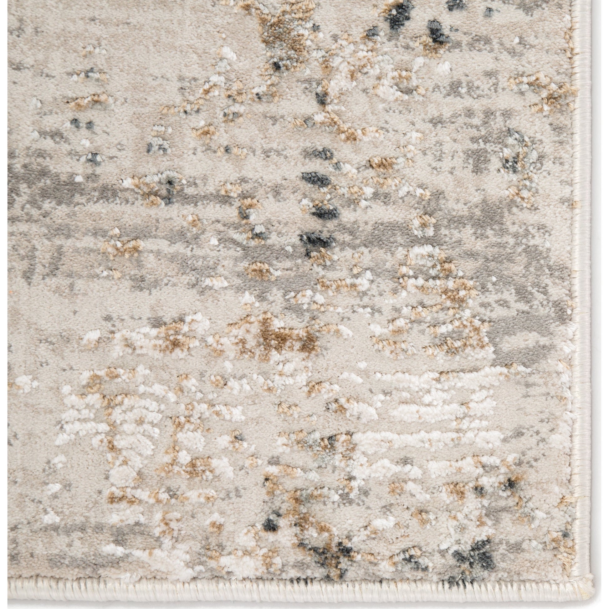 Cirque CIQ29 Rug by Jaipur Living in gray, gold. Made from unique in a unique style.