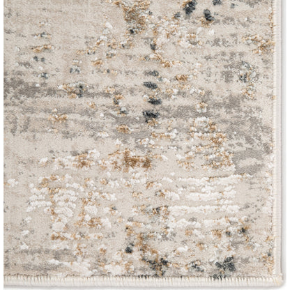 Cirque CIQ29 Rug by Jaipur Living in gray, gold. Made from unique in a unique style.