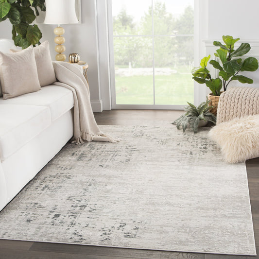 Cirque CIQ30 Rug by Jaipur Living in gray, ivory. Made from unique in a unique style.