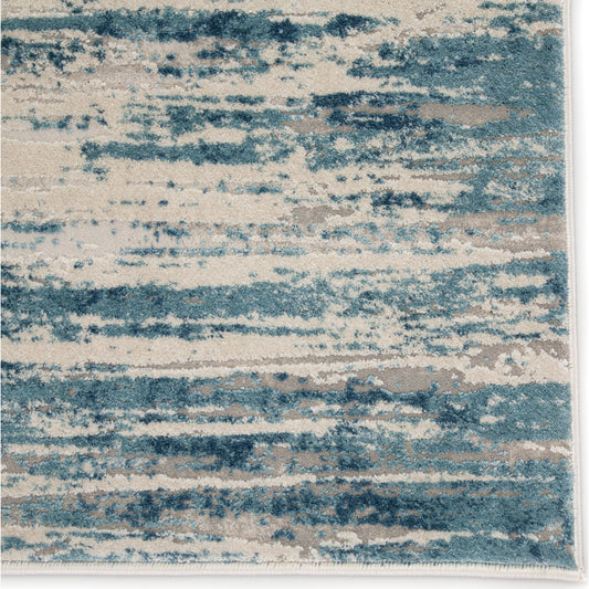 Cirque CIQ33 Rug by Jaipur Living in blue, ivory. Made from unique in a unique style.