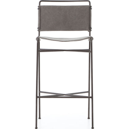 Wharton Bar Stool by Four Hands. Made from unique in a modern style.
