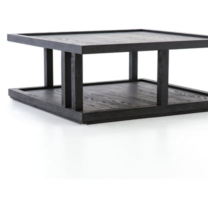 Charley Coffee Table by Four Hands. Made from oak veneer, solid oak in a modern style.