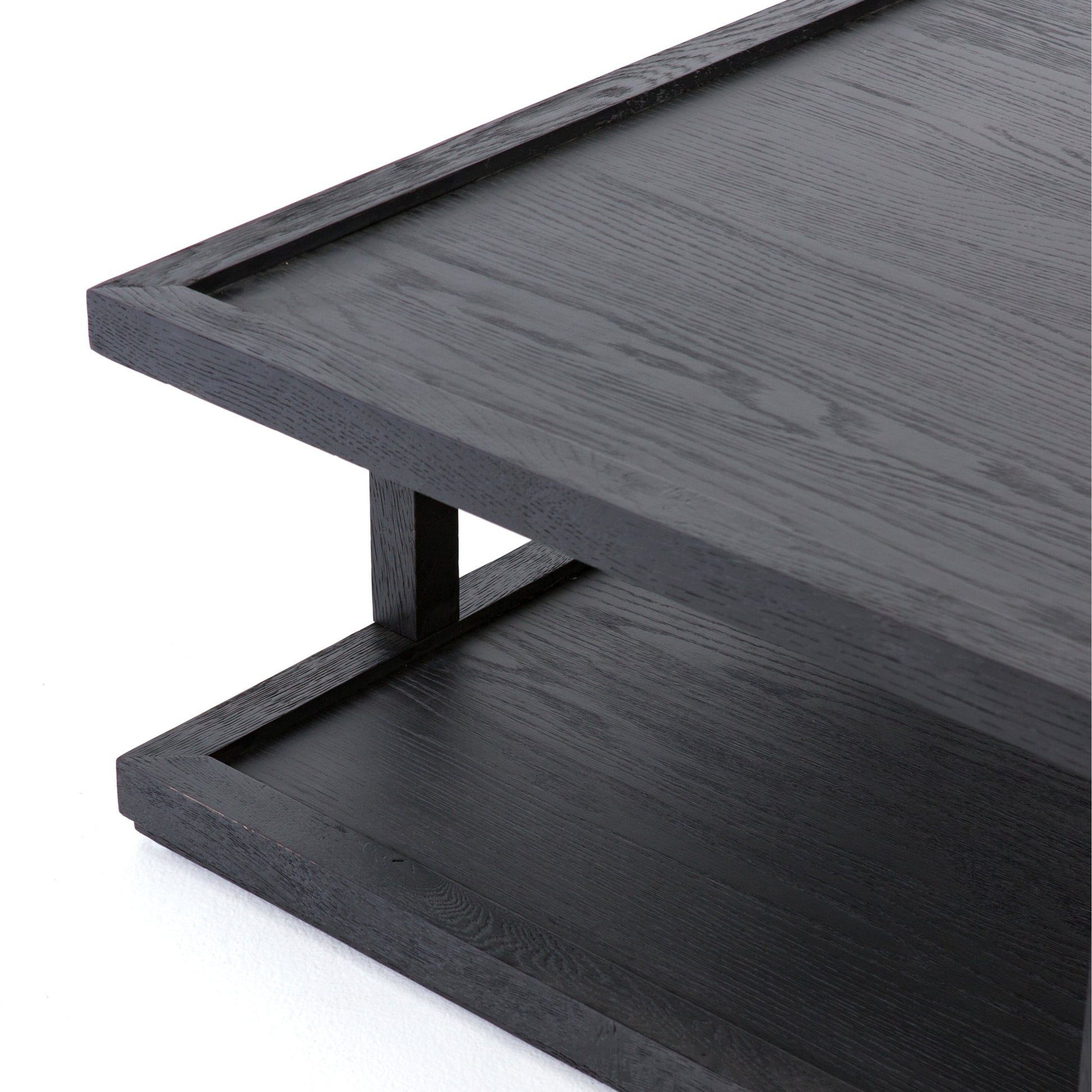 Charley Coffee Table by Four Hands. Made from oak veneer, solid oak in a modern style.