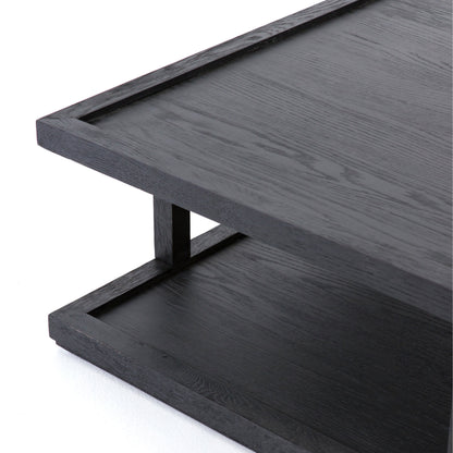 Charley Coffee Table by Four Hands. Made from oak veneer, solid oak in a modern style.