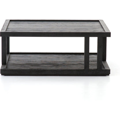 Charley Coffee Table by Four Hands. Made from oak veneer, solid oak in a modern style.