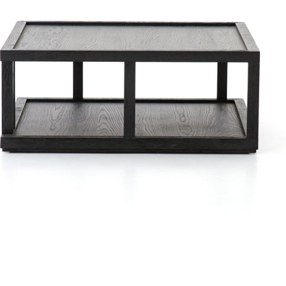 Charley Coffee Table by Four Hands. Made from oak veneer, solid oak in a modern style.
