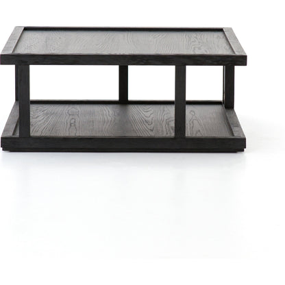 Charley Coffee Table by Four Hands. Made from oak veneer, solid oak in a modern style.