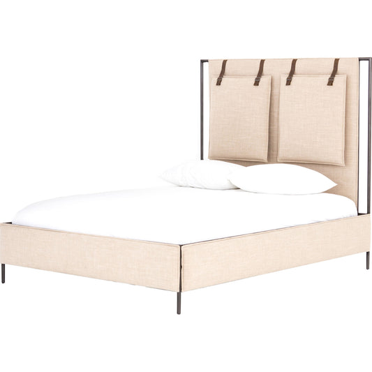Leigh Upholstered Bed by Four Hands. Made from unique in a modern style.