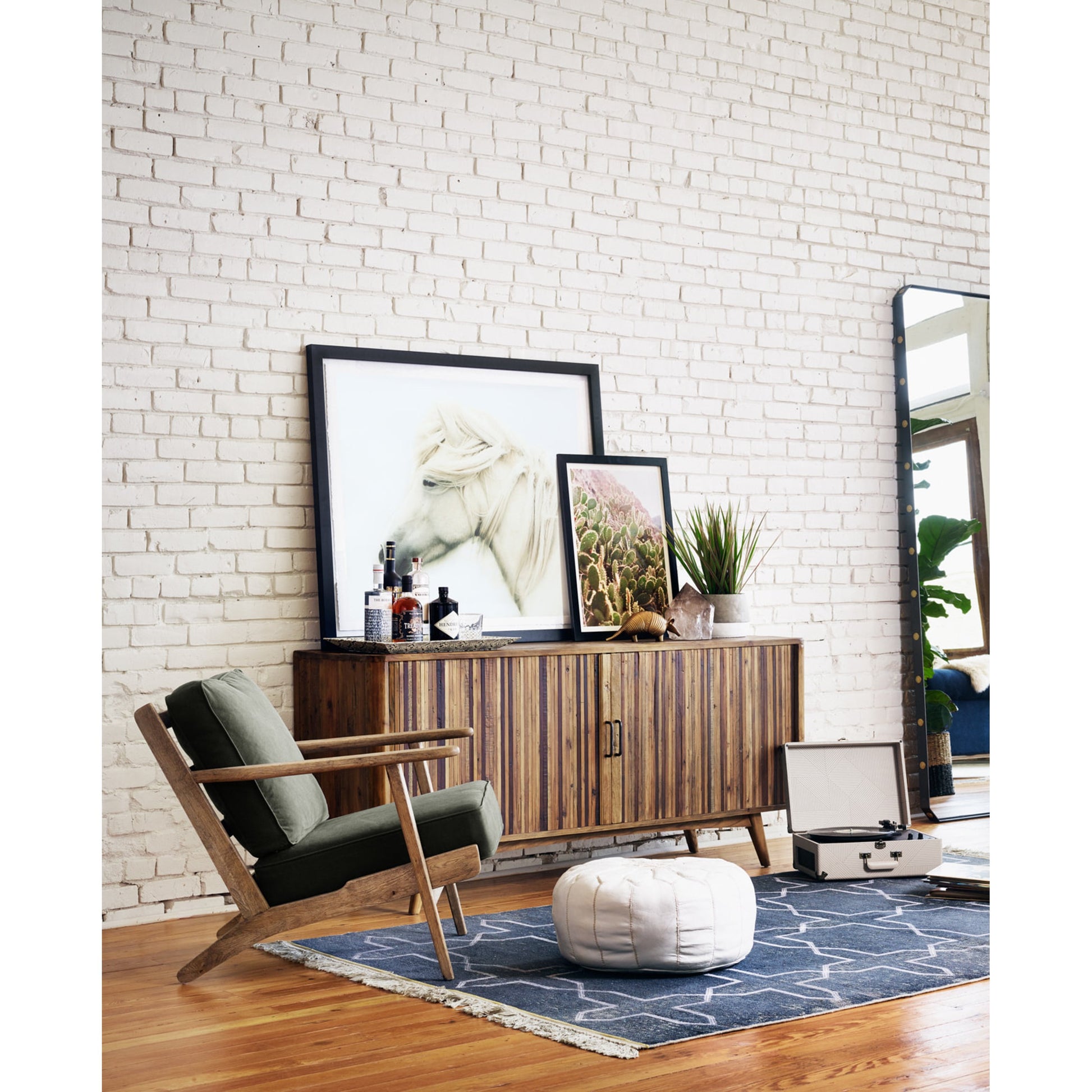 Brooks Lounge Chair by Four Hands. Made from unique in a modern style.