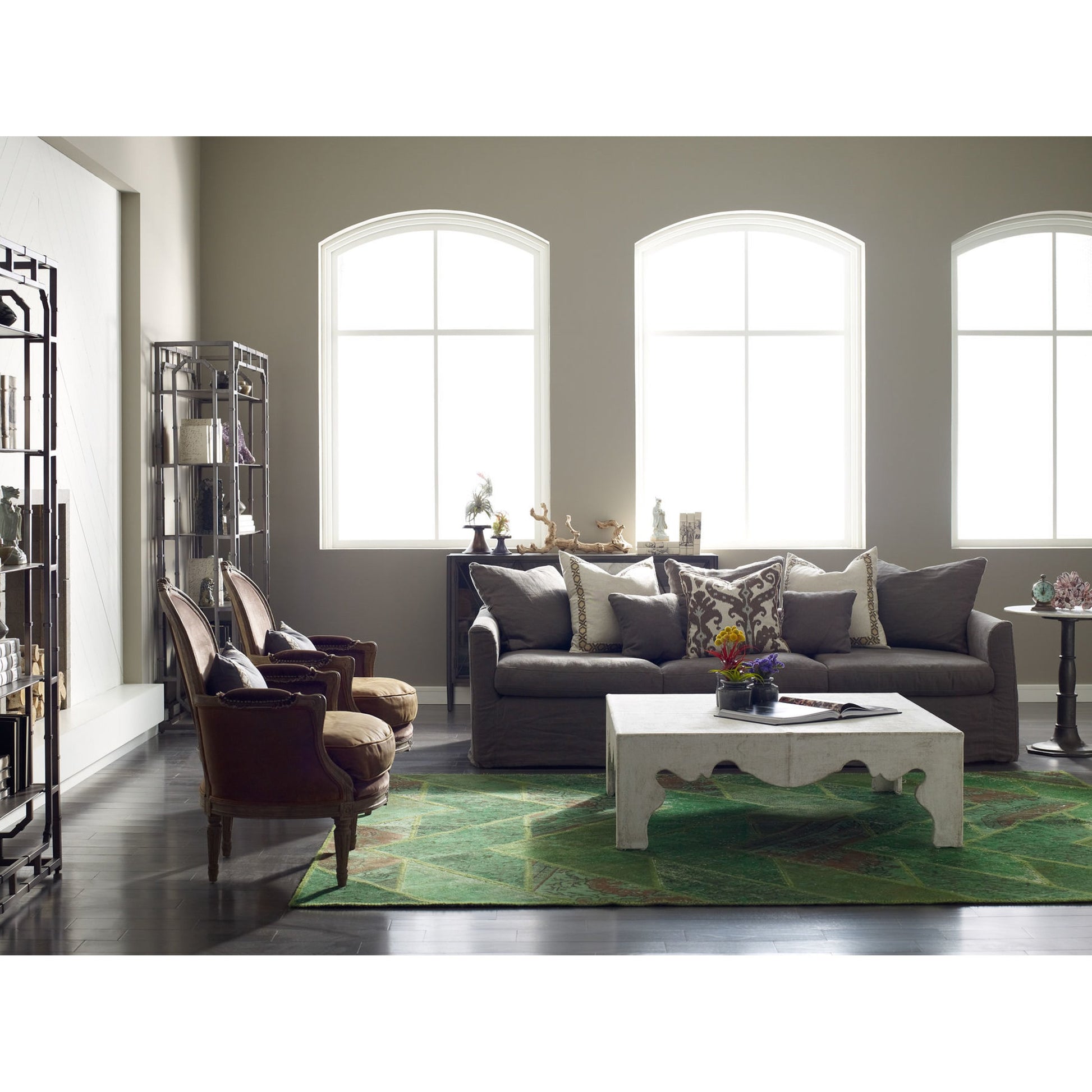 Allegra Sideboard by Four Hands in honey oak, honey oak veneer, light natural cane and honey oak. Made from solid oak, oak veneer in a modern style.