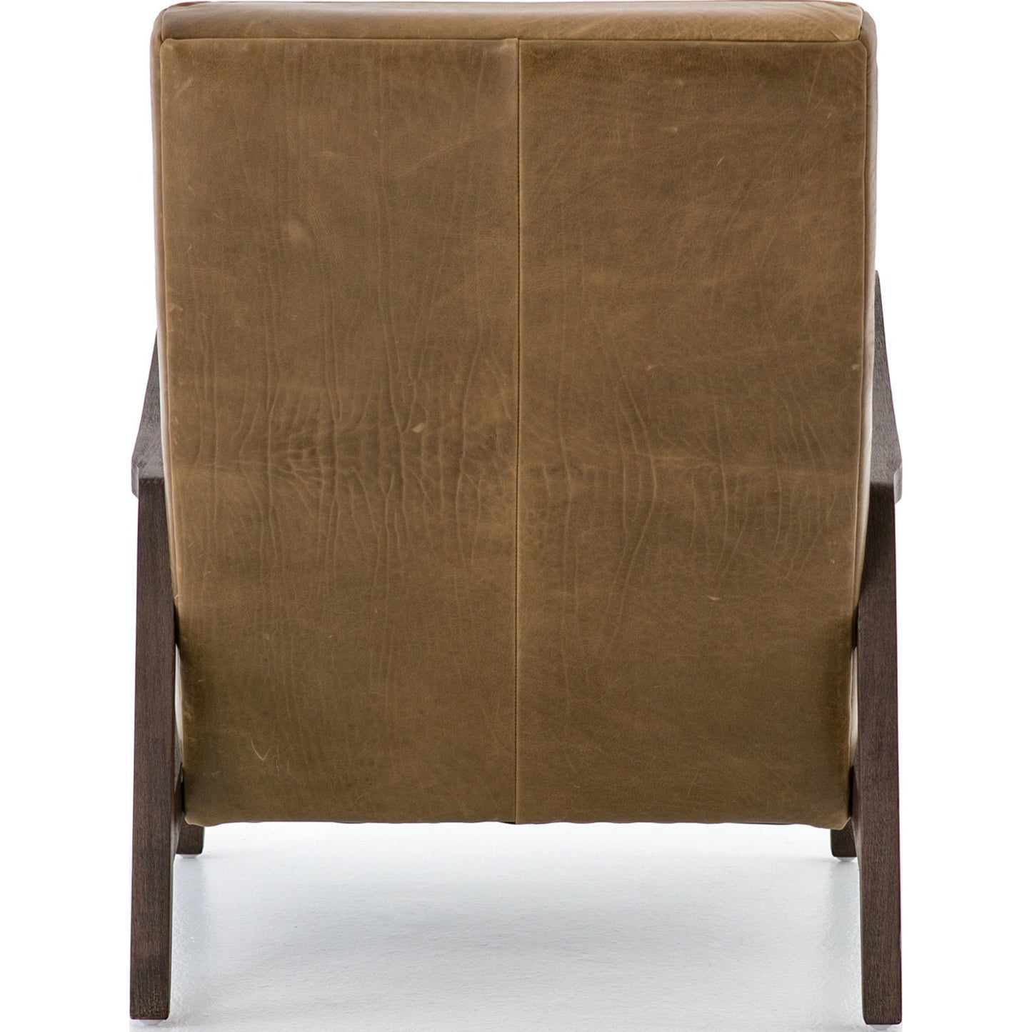 004 S-258294 | Additional Silo | Chance Chair by Four Hands in dakota warm taupe, rubbed sienna brown. Made from top grain leather, solid parawood, 100% polyester in a modern style.