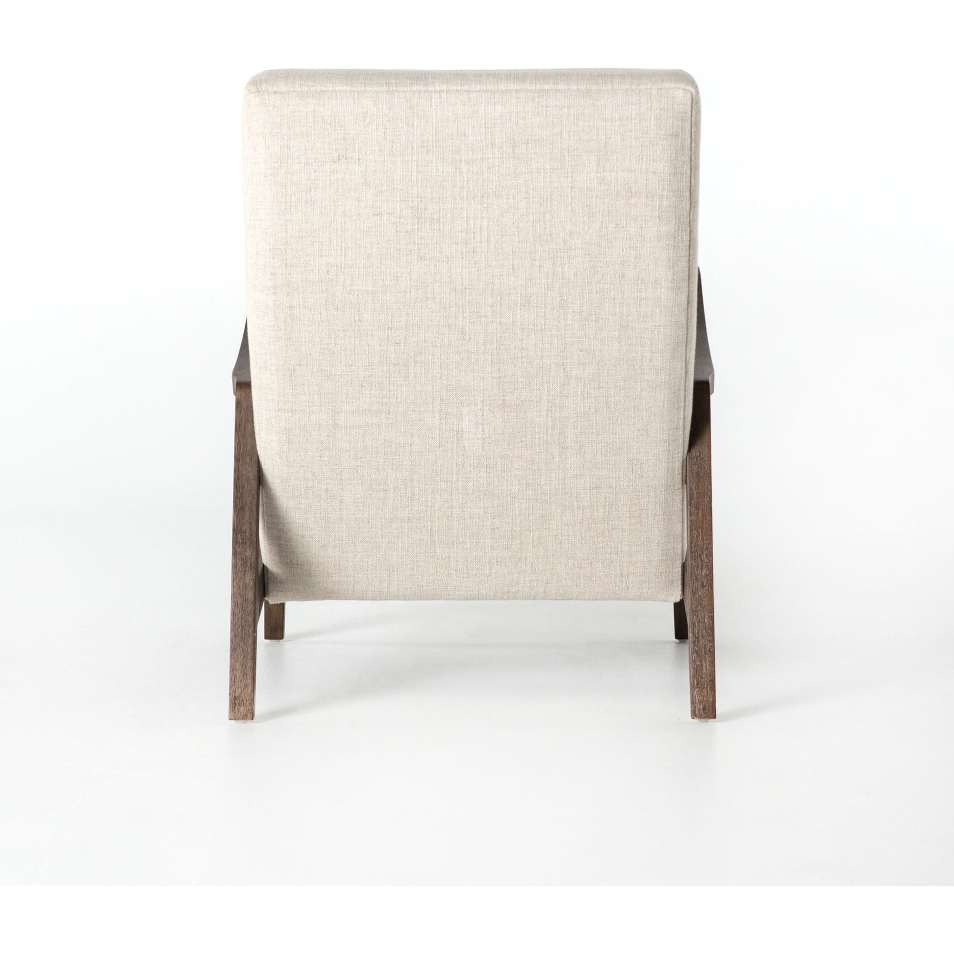Chance Chair by Four Hands in dakota warm taupe, rubbed sienna brown. Made from top grain leather, solid parawood, 100% polyester in a modern style.