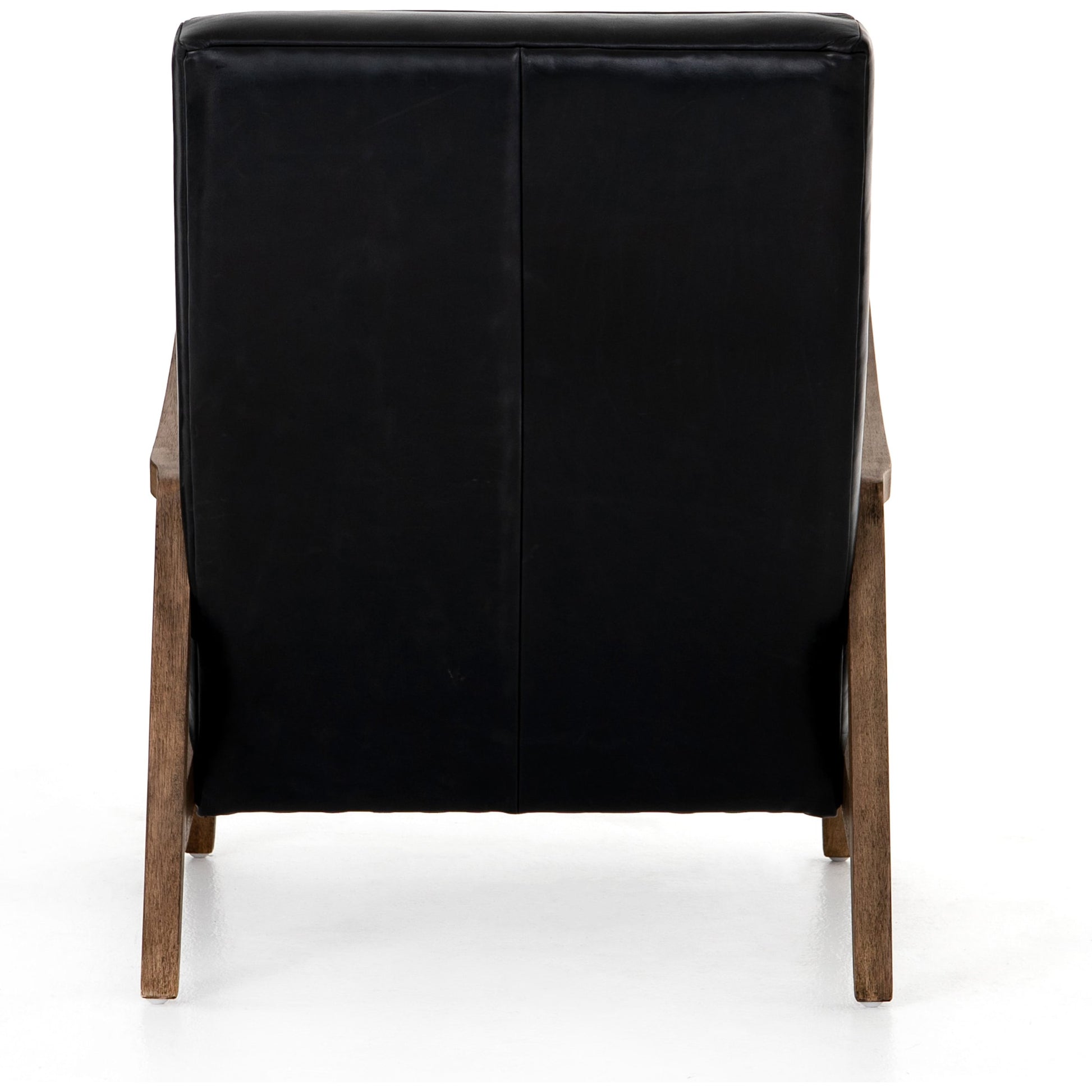 Chance Chair by Four Hands in dakota warm taupe, rubbed sienna brown. Made from top grain leather, solid parawood, 100% polyester in a modern style.