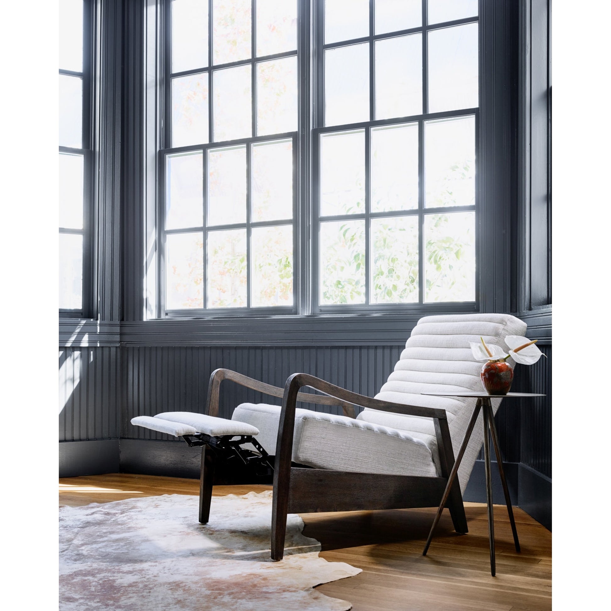 Chance Recliner by Four Hands. Made from unique in a transitional style.