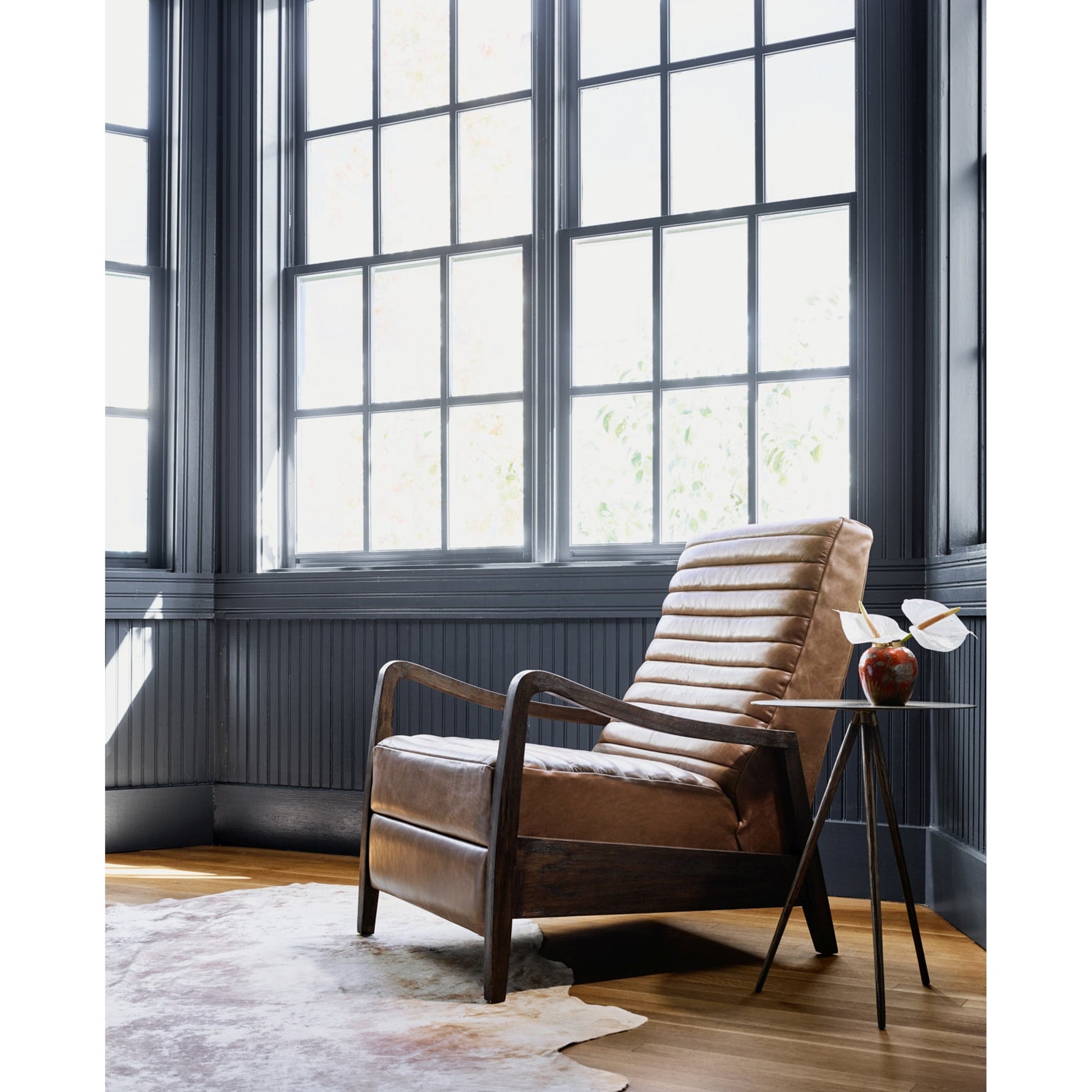 Chance Recliner by Four Hands. Made from unique in a transitional style.