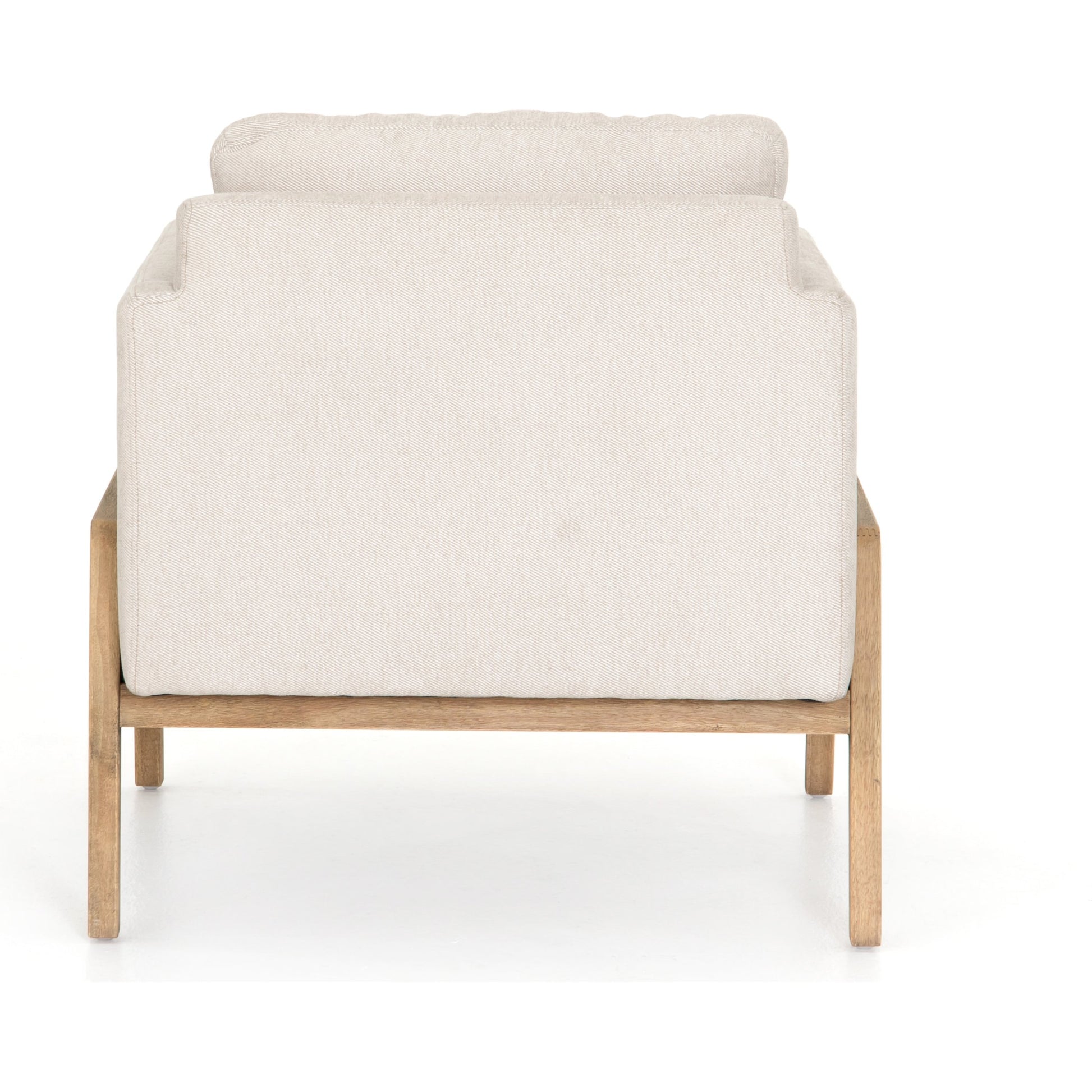 Diana Chair by Four Hands in sonoma butterscotch. Made from top grain leather, solid parawood, 100% polyester in a modern style.