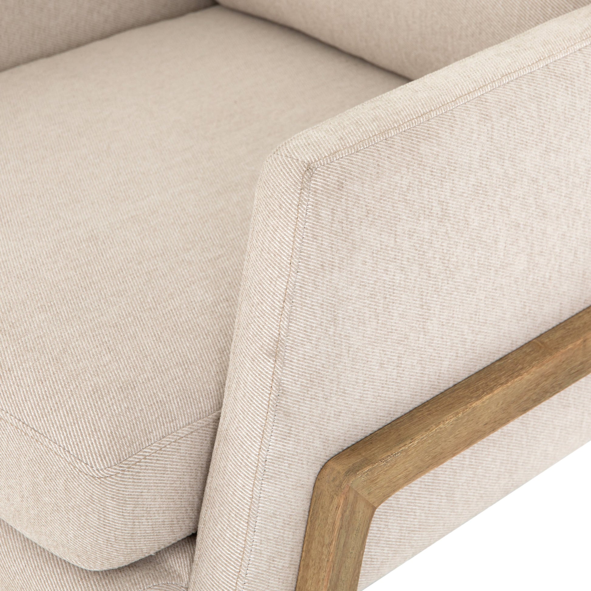 Diana Chair by Four Hands in sonoma butterscotch. Made from top grain leather, solid parawood, 100% polyester in a modern style.